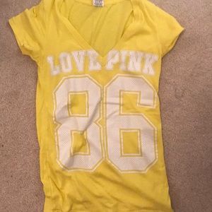 Victoria’s Secret pink T-shirt